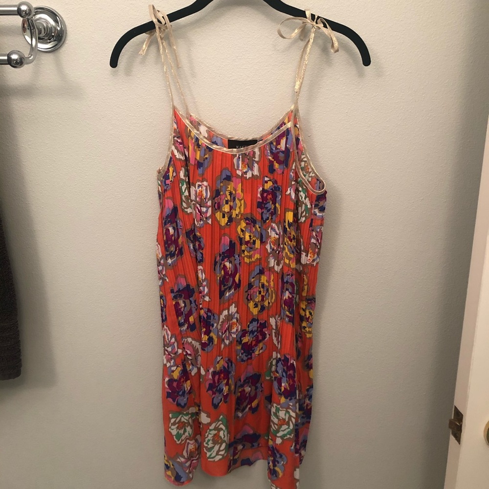 Orange Floral Dress | Summer Dress